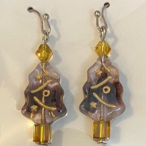 NEW Czech crystal earrings